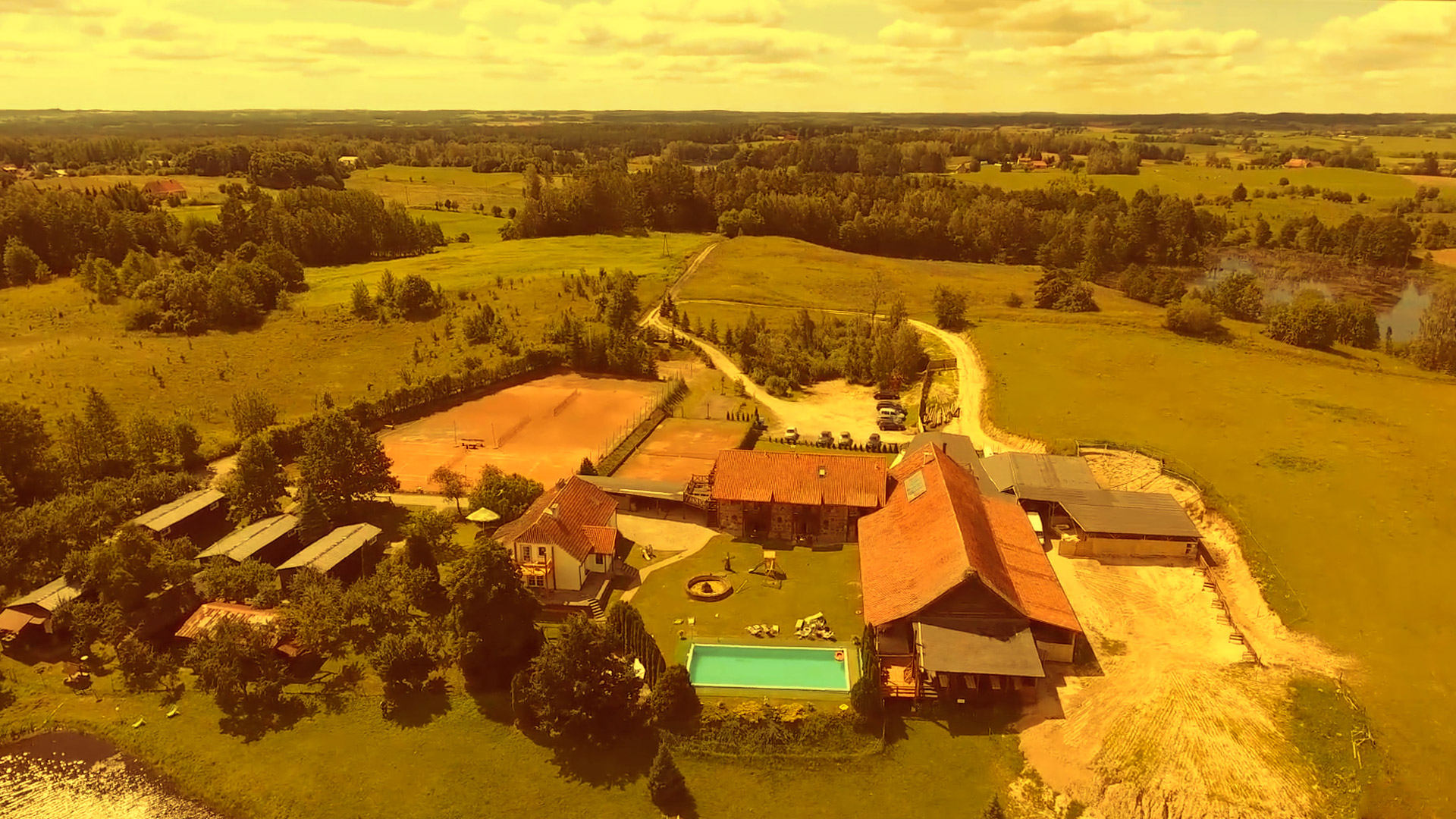 Dworek u Pelców in Ryn, Poland